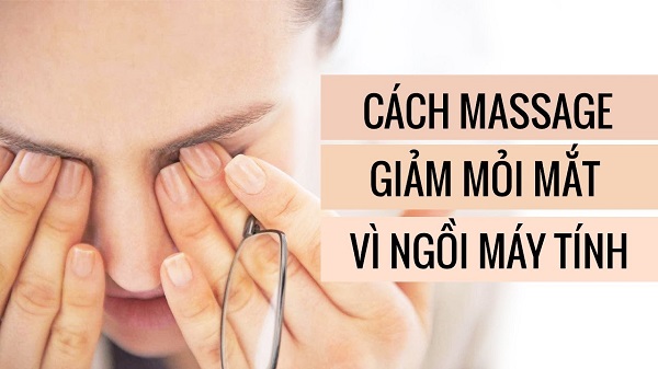 Cách massage mắt khi mỏi là một hoạt động nên làm đối với những ai bị cận thị.